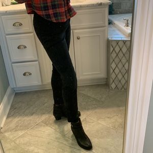 Everlane black midrise skinny jeans